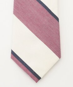 J.PRESS MEN 【LINEN MIX COLLECTION】 レジメンタル ネクタイ