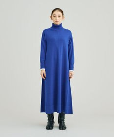 J.PRESS YORK STREET 【WOMEN】ANTI PILLING WOOL Aラインニットワンピース