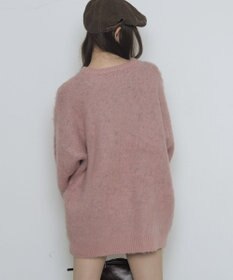 WEGO シャギーグラフィックニットBIGプルオーバー