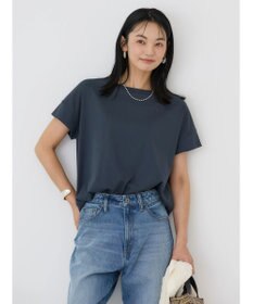 AMERICAN HOLIC 接触冷感ショートスリーブカットプルオーバー