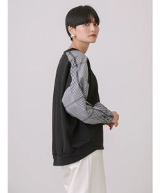 AMERICAN HOLIC イージーケア異素材ポンチプルオーバー