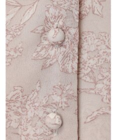 earth music&ecology 花柄ラッフルブラウス