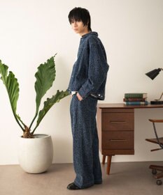 WEGO ネップデニムバギーパンツ