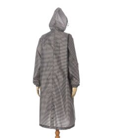 MOONBAT 【収納袋付き】FLAT PURE サイクル レインコート チェック 自転車