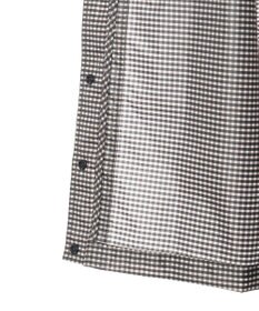 MOONBAT 【収納袋付き】FLAT PURE サイクル レインコート チェック 自転車