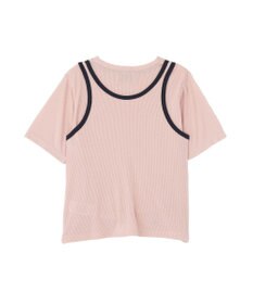 AMERICAN HOLIC 【PENNEY'S】配色タンクトップ+Tシャツ