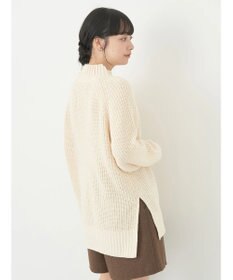 earth music&ecology マットベロアモールチュニック