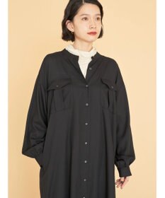 AMERICAN HOLIC イージーケアＷポケットシャツワンピース