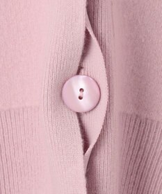 ICB 【洗える】ウールカシミヤ Vネックカーディガン