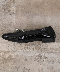 nouvelleRobe Oū 【本革・高反発】Square スクエアトゥ パール付きモカシン