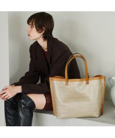 PELLE BORSA ミディアムトート Grise グリーズ 9111