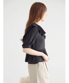 Te chichi ラッフルフリル半袖ブラウス
