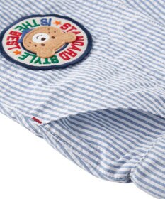 MIKI HOUSE HOT BISCUITS 【80-120cm】 ワッペン 6分丈 ハーフパンツ