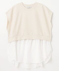 ANY L 裏毛レイヤード風トップス