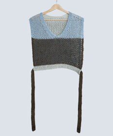 COQ STRATA 和紙ショート丈ベスト