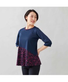 Chacott プリントコンビTシャツ