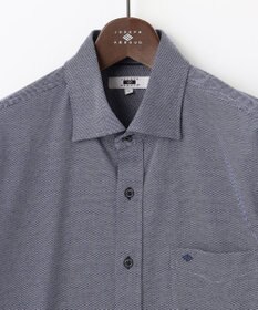 JOSEPH ABBOUD 【ジャージーシャツで快適な着心地】コンパクトジャージー バーズアイ シャツ