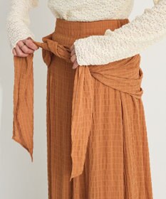 CRAFT STANDARD BOUTIQUE ツイストベルトフレアスカート