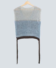 COQ STRATA 和紙ショート丈ベスト