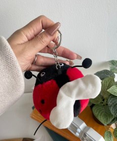 WEGO ふりふりてんとうむしぬいぐるみキーホルダー