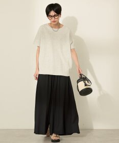 AMERICAN HOLIC 【接触冷感】フレンチスリーブコクーンプルオーバー