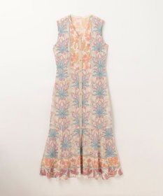 GRACE CONTINENTAL サラサストライププリントワンピース