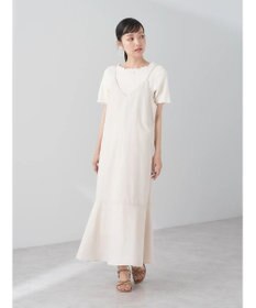 earth music&ecology Ｖネック裾切替キャミワンピース