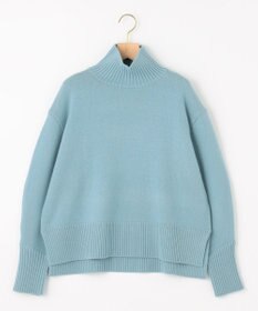 組曲 ウールカシミヤミックス ロールネック ニット