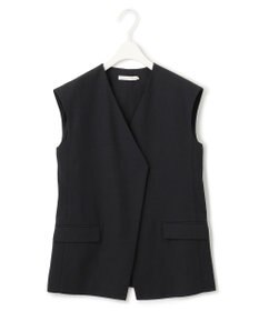 ICB 【接触冷感・速乾・洗える】T.R.Liプレーンウィーブ ジレ