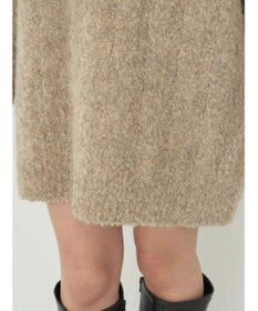 earth music&ecology ブークレハーフジップミニワンピース