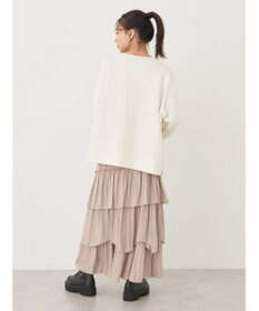 earth music&ecology サイドボタンダンボールプルオーバー