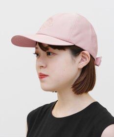 TOCCA 【UV90%以上カット・吸水速乾・接触冷感・抗菌防臭・洗える・サイズ調整可・リボン取り外し可】LOGO RIBBON CAP キャップ ピンク系