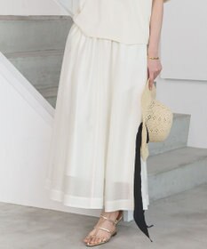 23区 【SLOW/一部店舗限定】エアリーフレア スカート