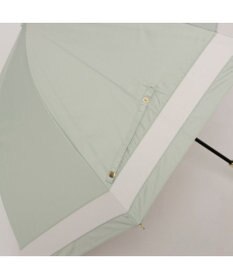 UNBILLION カシュネ cachenez / 【晴雨兼用】【日傘】UV カット率99％以上 PU切り継ぎボーダーバルーンショートパラソル