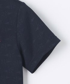 23区GOLF 【WOMEN】フラッグロゴジャガード ポロシャツ