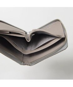 UNBILLION ペルケ perche / ボタニカルフラワー刺繍ラウンドパームフィットウォレット