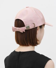 TOCCA 【UV90%以上カット・吸水速乾・接触冷感・抗菌防臭・洗える・サイズ調整可・リボン取り外し可】LOGO RIBBON CAP キャップ