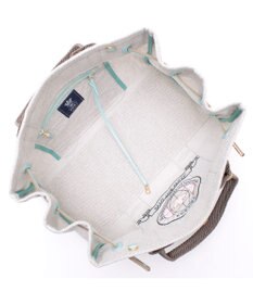 A.D.M.J. 【ファブリック】リネンラメクロス/前金具付トート32cm(Dカン＋)リネンラメクロス/前金具付トート40cm(Dカン＋)