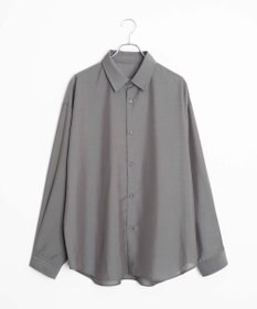 WEGO 【ユニセックス着用ITEM/SMLサイズ展開/冷房対策/紫外線対策】シアーBIGシャツ