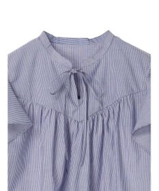 earth music&ecology ギャザーフレンチスリーブブラウス