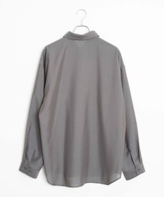 WEGO 【ユニセックス着用ITEM/SMLサイズ展開/冷房対策/紫外線対策】シアーBIGシャツ