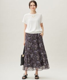 自由区 【接触冷感・UVケア・洗える】ドレーピーラグランスリーブ ニットソー