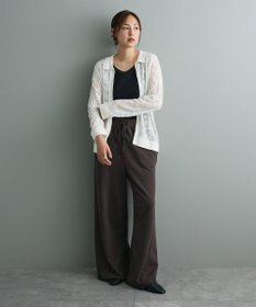 CRAFT STANDARD BOUTIQUE レース編みポロカーディガン