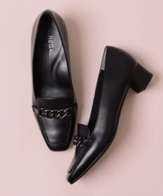 REGAL FOOT COMMUNITY 【リーガルレディース】F27R 晴雨兼用ヒールアップローファー パンプス
