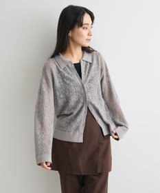 CRAFT STANDARD BOUTIQUE レース編みポロカーディガン