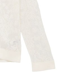 CRAFT STANDARD BOUTIQUE レース編みポロカーディガン