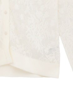 CRAFT STANDARD BOUTIQUE レース編みポロカーディガン