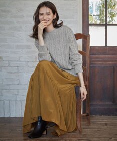 23区 S 【SLOW/一部店舗限定】ハイバルコットンブレンド ニット