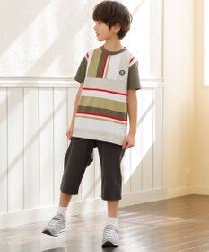 J.PRESS KIDS 【撥水】【100-130㎝】ナイロンストレッチクロス ７分丈パンツ