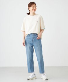 SHARE PARK LADIES センタープレスストレートデニム